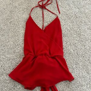 Naked zebra halter top